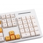 104+36 Honey Milk PBT Dye-subbed XDA Keycap Set Mechanical Keyboard English/Japanese / Thai / Korean / Russian